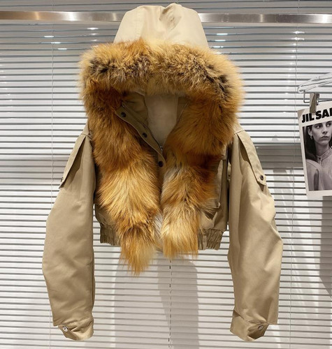 Bomber vera pelliccia donna
