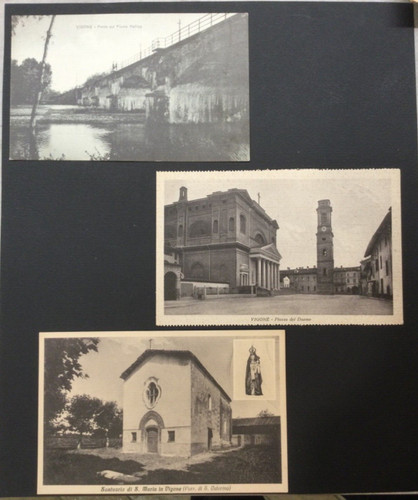 Vigone tre cartoline non