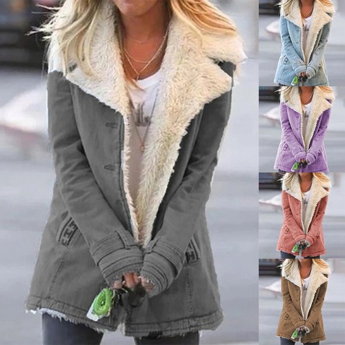Parka donna pile foderato