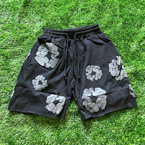 Pantaloncini felpati denim